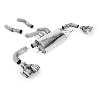 GPF-Back Milltek  3" Quad GT-100 Polished