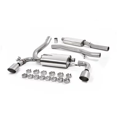 Cat-Back Milltek  3" Dual Brushed Titanium  GT-115