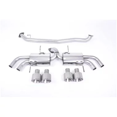 Cat-Back Milltek  3" Quad 127mm GT127