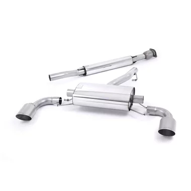 Cat-Back Milltek  2.50" Dual Brushed Titanium  GT-115