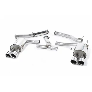Catback Milltek Resonated 3" Quad 100mm GT100
