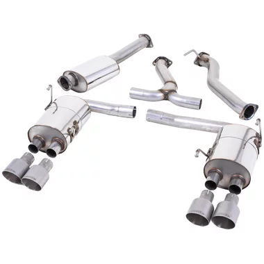 Cat-Back Milltek  3" Quad Titanium GT100
