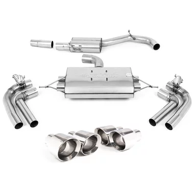 GPF-Back Milltek  3" Quad 100mm GT100