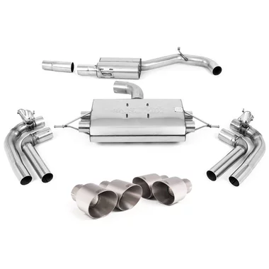 GPF-Back Milltek  3" Quad 100mm GT100