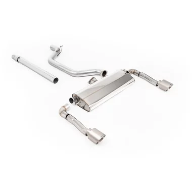 OPF-Back Milltek  3.15" Brushed Titanium GT-115