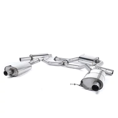 Cat-Back Milltek Resonated 3" OE Tips