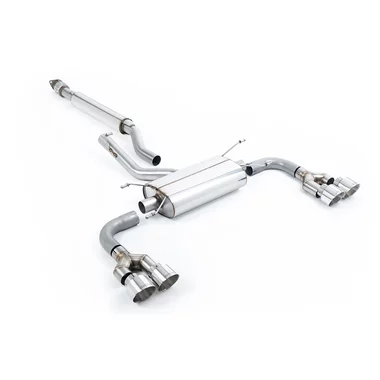 Cat-Back Milltek  63.5 Quad 100mm GT100