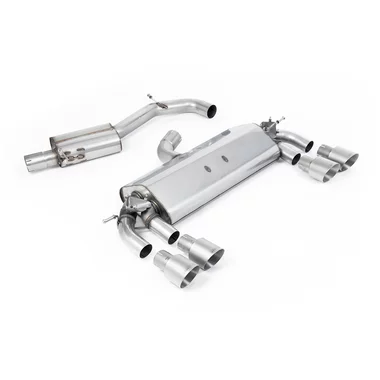 Cat-Back Milltek  3" Quad 100mm GT100