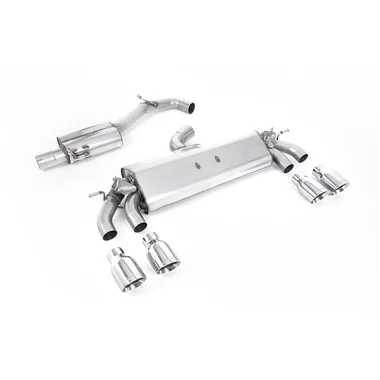 Cat-Back Milltek  3" Quad 100mm GT100