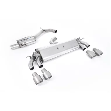 Cat-Back Milltek  3" Quad 100mm GT100
