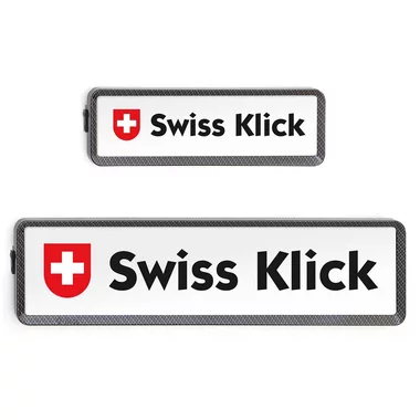 Cadres de Plaques Interchangeables SwissKlick Carbone (Plaques Long)