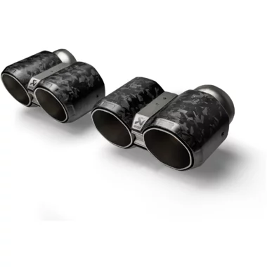 Embouts d'échappement Akrapovic  Carbon Forged