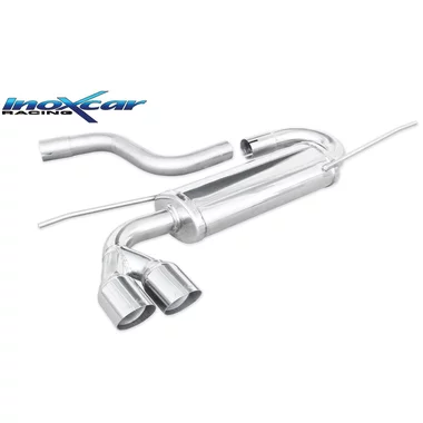 Endschalldämpfer Inoxcar  2x80mm Racing Angled