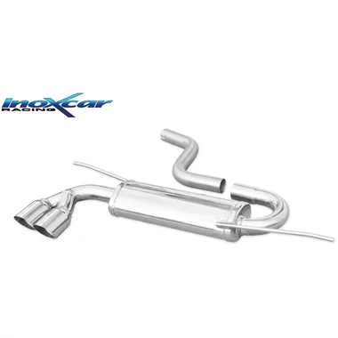 Endschalldämpfer Inoxcar  2x80mm  Racing Angled