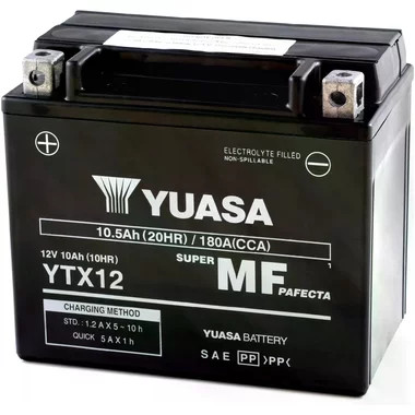 Batterie Moto Yuasa YTX12  12V 10.5Ah  