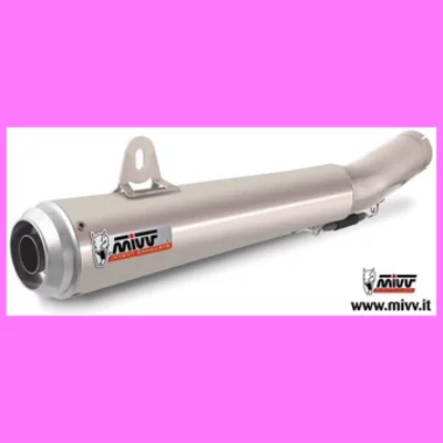 Silencieux Double Mivv X-cone Inox/Alu cap