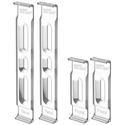 21Cars  Transparent Rahmenlose Kennzeichenhalter (Hochformat) MAZDA 3 (BL)  1.6 MZR (BL14) 105ps