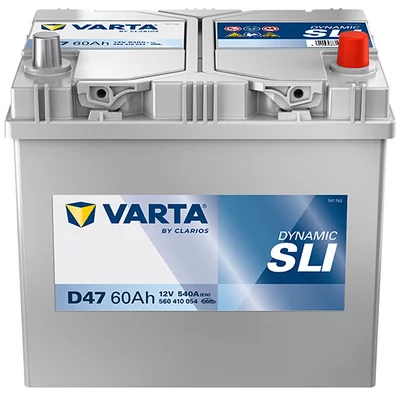 Autobatterie Varta D47 Dynamic SLI 12V 60Ah  540A MAZDA 3 (BK)  2.3 MPS Turbo (BK14) 260ps