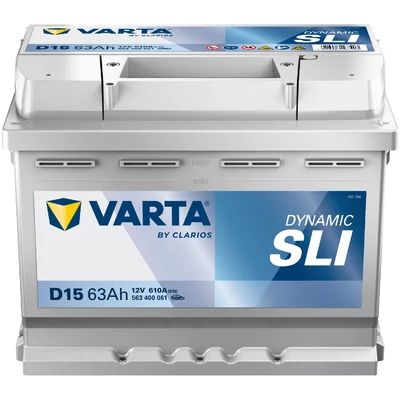Autobatterie Varta D15 Dynamic SLI 12V 63Ah  610A VW PASSAT B5.5 Variant (3B6)  2.0 4motion 115ps