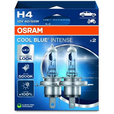 Ampoules Hallogènes Osram Cool Blue Intense H4 Duobox  MINI MINI (R56)  Cooper 120cv