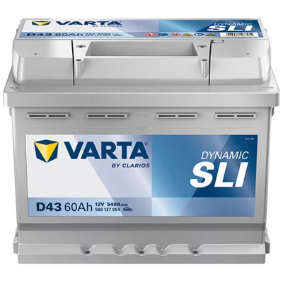 Batterie Voiture Varta D43 Dynamic SLI 12V 60Ah  540A