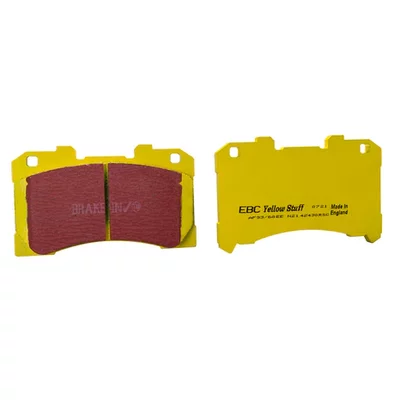 Bremsbeläge Hinten  EBC Yellowstuff TOYOTA YARIS (_P21_, _PA1_, _PH1_)  1.6 GR 4WD (GXPA16) 261ps