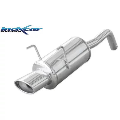 Endschalldämpfer Inoxcar  120x80 Oval FIAT PANDA (169_)  1.4 (169AXE1B) 100ps
