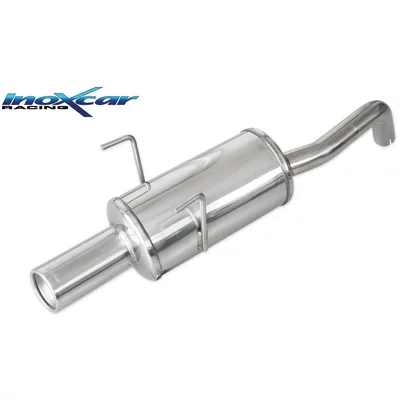 Endschalldämpfer Inoxcar  80mm Rolled FIAT PANDA (169_)  1.4 (169AXE1B) 100ps