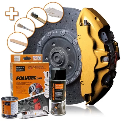  Foliatec Prestige Gold Bremssattellack-Set 125ml MINI MINI (R50, R53)  Cooper S 170ps