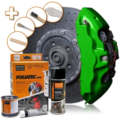 Foliatec Power Green Bremssattellack-Set 125ml MINI MINI (R50, R53)  Cooper S 170ps