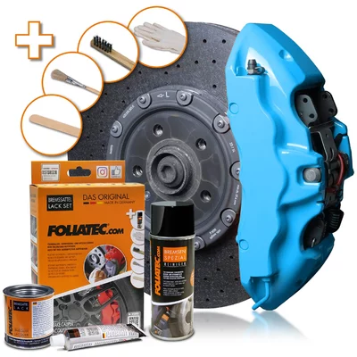  Foliatec Sky Blue Bremssattellack-Set 125ml MINI MINI (R50, R53)  Cooper S 170ps
