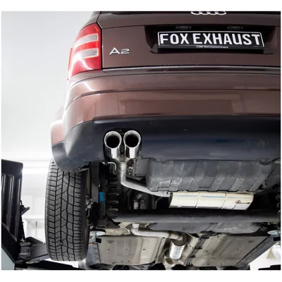 Cat-Back FOX  55mm 2x76mm AUDI A2 (8Z0) 1.4 75 cv