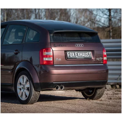 Echappement Final FOX  55mm 2x76mm AUDI A2 (8Z0) 1.4 75 cv