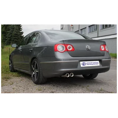 Echappement Final FOX  55mm 2x80mm VW PASSAT CC B6 (357) 2.0 TDI 4motion 140 cv
