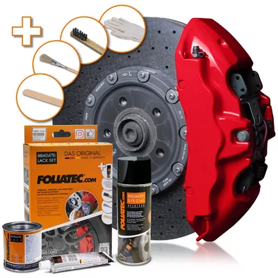  Foliatec Racing Rosso Bremssattellack-Set 125ml MINI MINI (R50, R53)  Cooper S 170ps