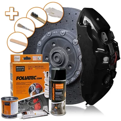  Foliatec Midnight Black Bremssattellack-Set 125ml MINI MINI (R50, R53)  Cooper S 170ps