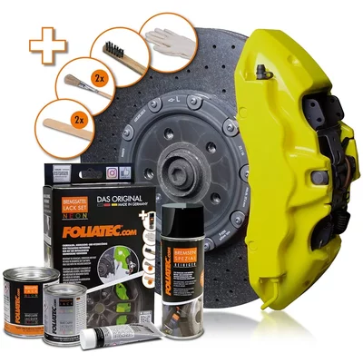  Foliatec Neon Gelb Bremssattellack-Set 125ml MINI MINI (R50, R53)  Cooper S 170ps