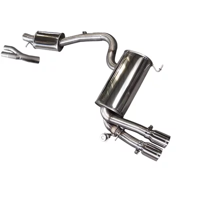 Cat-Back avec système de clapets Bull-X  3" 2x90mm Straight Cut AUDI A3 Sportback (8PA)  RS3 quattro 340cv
