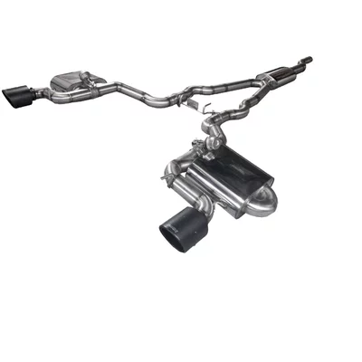 OPF-Back mit Klappensystem Bull-X  3" 2x102mm Carbon FORD USA MUSTANG Coupé  2.3 EcoBoost 317ps