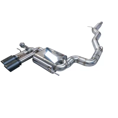 Cat-Back avec système de clapets Bull-X Ego-X 3" 2x90mm Carbon AUDI A3 Sportback (8PA)  S3 quattro 265cv