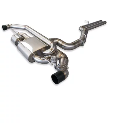 Cat-Back mit Klappensystem Bull-X Ego-X 3.5" OE Tips AUDI TT Roadster (8J9)  2.5 RS quattro 340ps