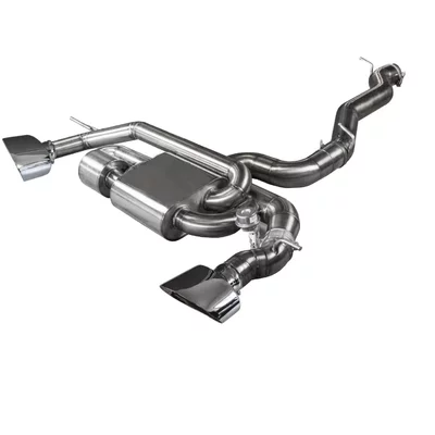 Cat-Back avec système de clapets Bull-X Ego-X 3.5" Oval 170x110 Edelstahl AUDI TT (FV3, FVP)  2.5 RS TFSI quattro 400cv
