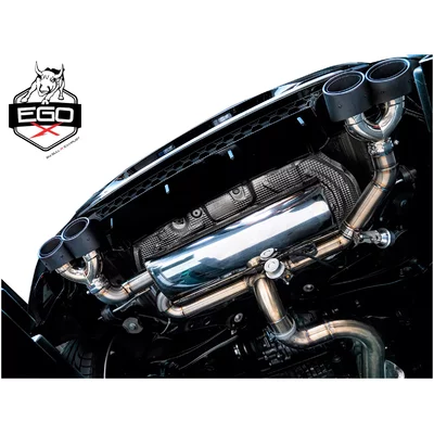 Cat-Back mit Klappensystem Bull-X Ego-X 4x101mm Carbon VW GOLF VII (5G1, BQ1, BE1, BE2)  2.0 R 4motion 310ps