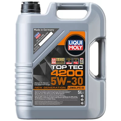 Huile Moteur Liqui Moly Top Tec 4200 5W30 5L MAZDA 3 (BK)  2.0 MZR-CD (BK14) 143cv