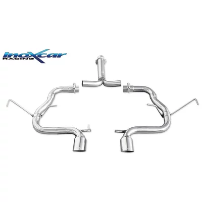 Tube de Supression d'intermédiaire Inoxcar  2x80mm Racing Angled MINI MINI (R50, R53)  Cooper S 163cv