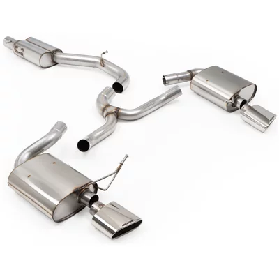Catback Milltek Resonated 3" 152x76mm Oval