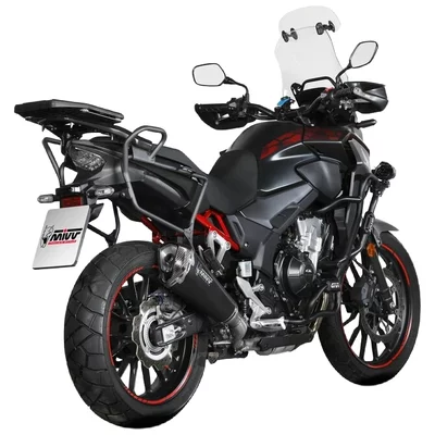  Mivv Delta Race Inox/Black/Carbon cap pour Honda CB 500 X 2021-2024