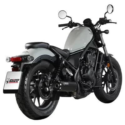  Mivv HR-1 Inox/Black/Black cap pour Honda CMX 500 Rebel 2022-2024