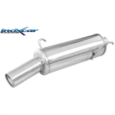 Endschalldämpfer Inoxcar  80mm Rolled PEUGEOT 206+ (2L_, 2M_)  1.4 i (2LKFWA, 2MKFWA) 75ps