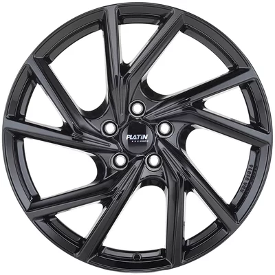 Wheels Platin P107 7.5x19 5x120 ET45 Diamant-schwarz